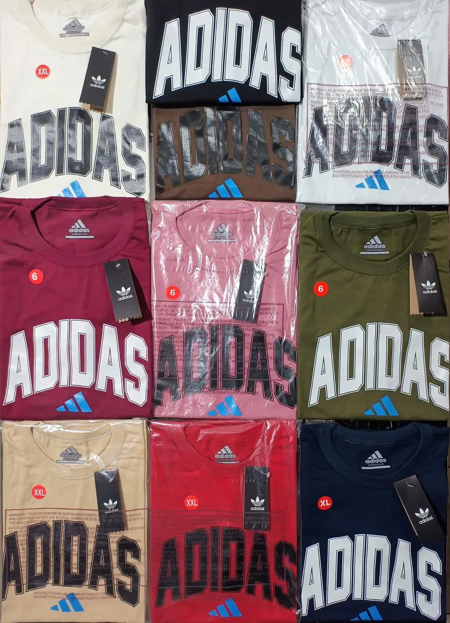 Remeras Adidas Letras