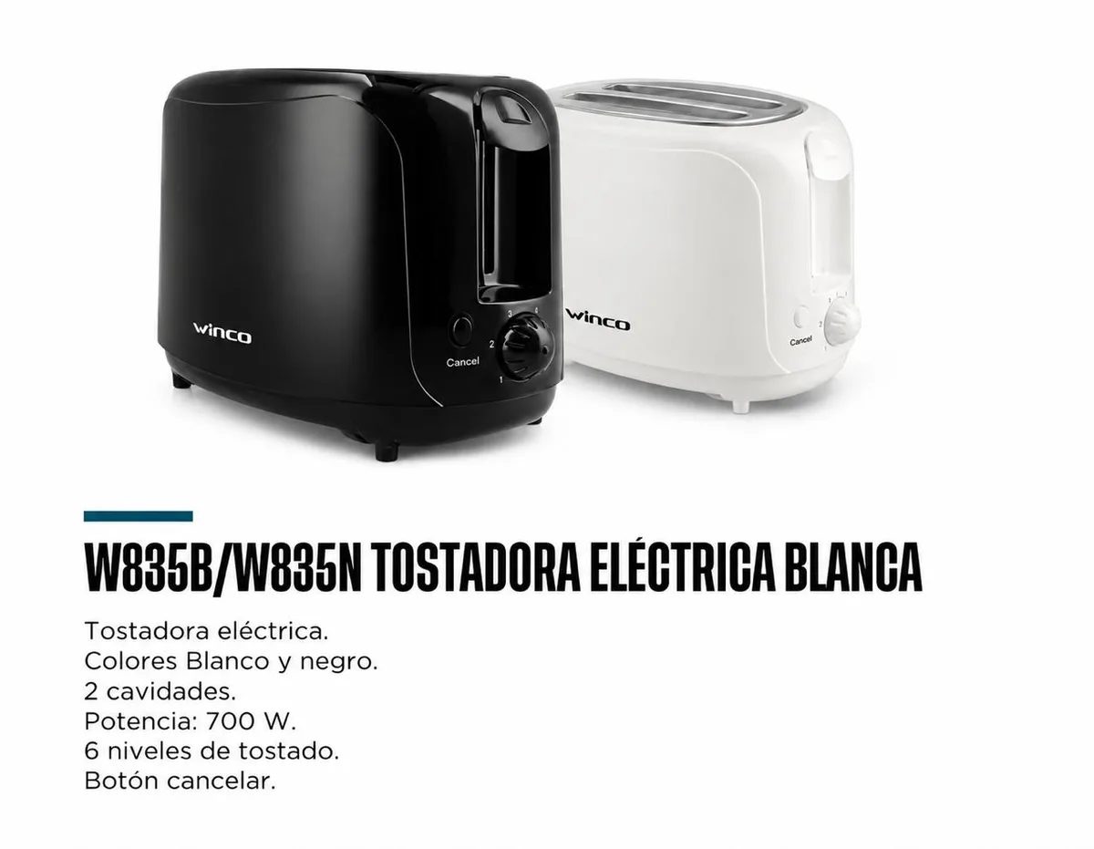 Tostadora W835 Winco